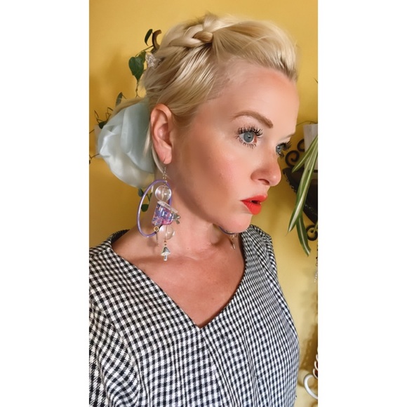 Vintage 1980s Silk Dress Capriccio - Picture 7 of 12